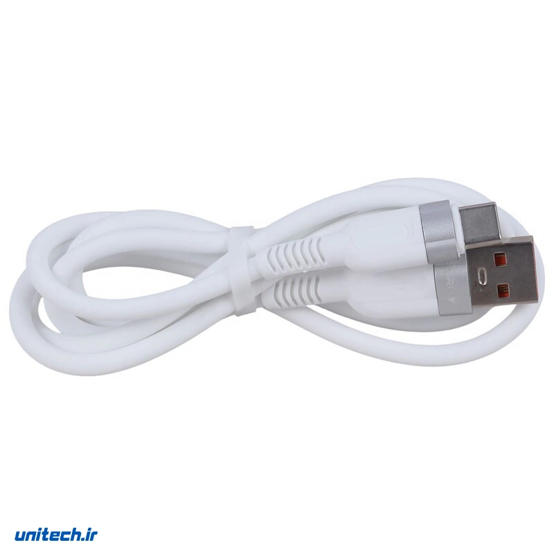 کابل تایپ سی فست شارژ 65 وات وریتی مدل CB3160TB طول 1 متر6